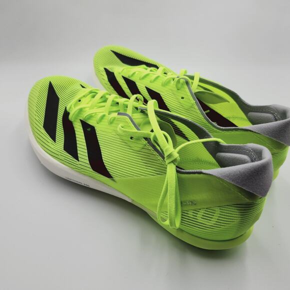 Mens Sz 11.5 Adidas Track & Field Shoes Adizero Avanti Spikes Lucid Lemon IG1989 main image 4